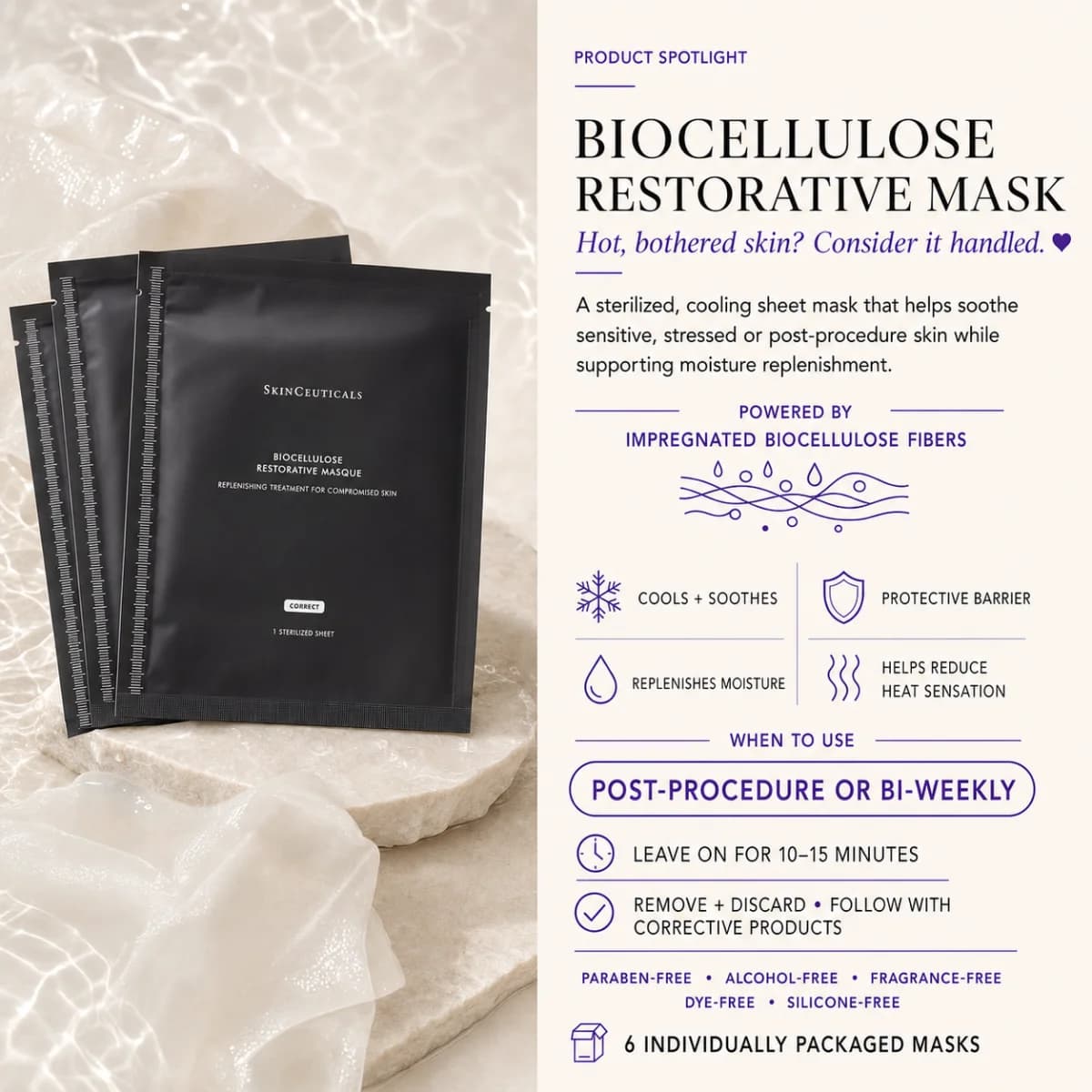 Biocellulose Restorative Masque 6 pack