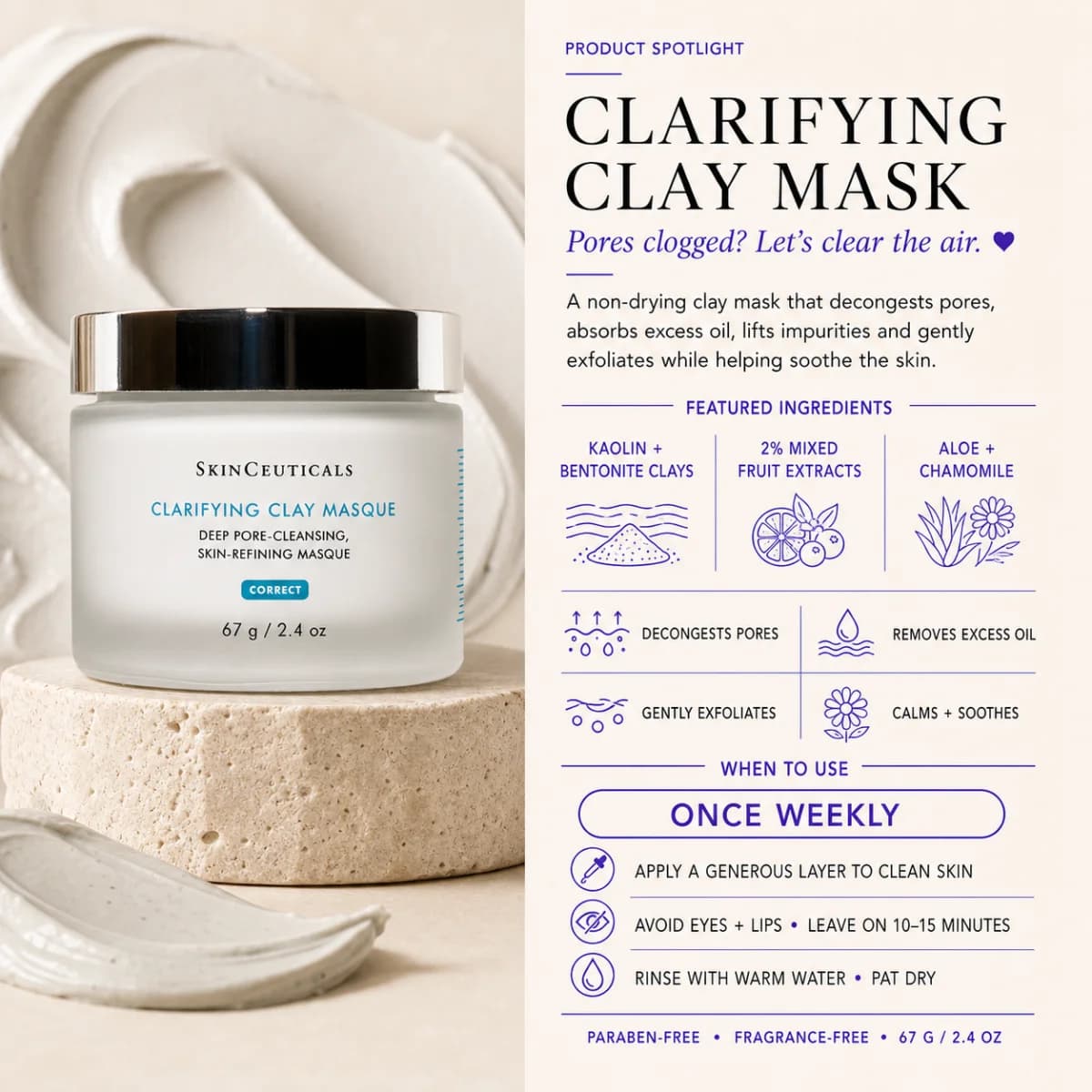 Clarifying Clay Masque