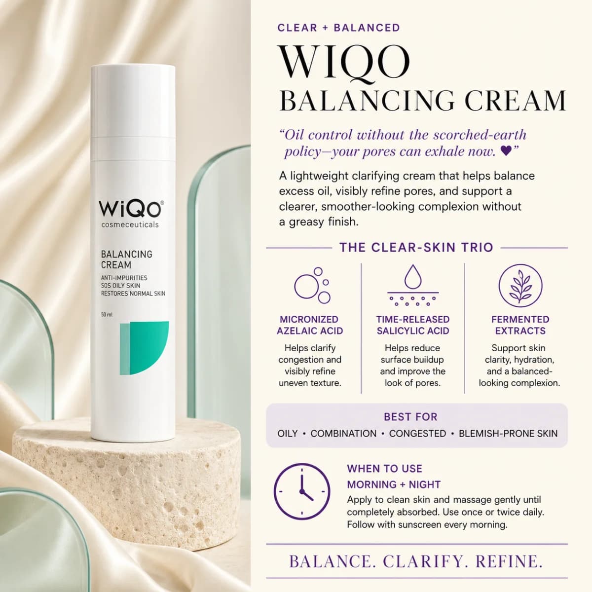 WiQO Balancing Cream