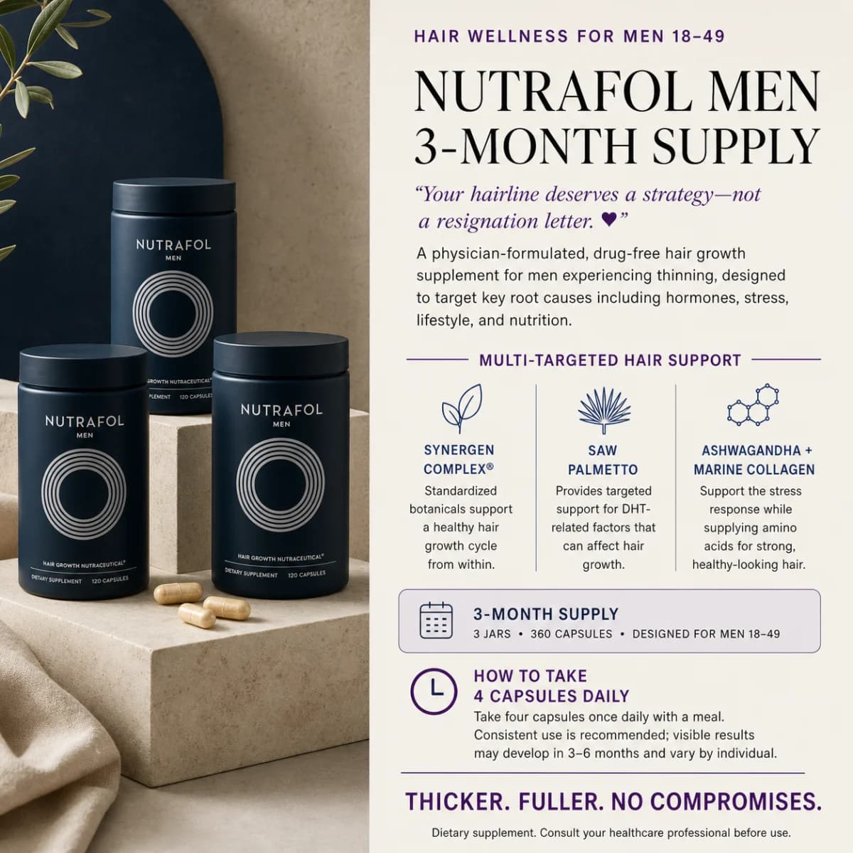 Nutrafol Men's 3-Month Supply
