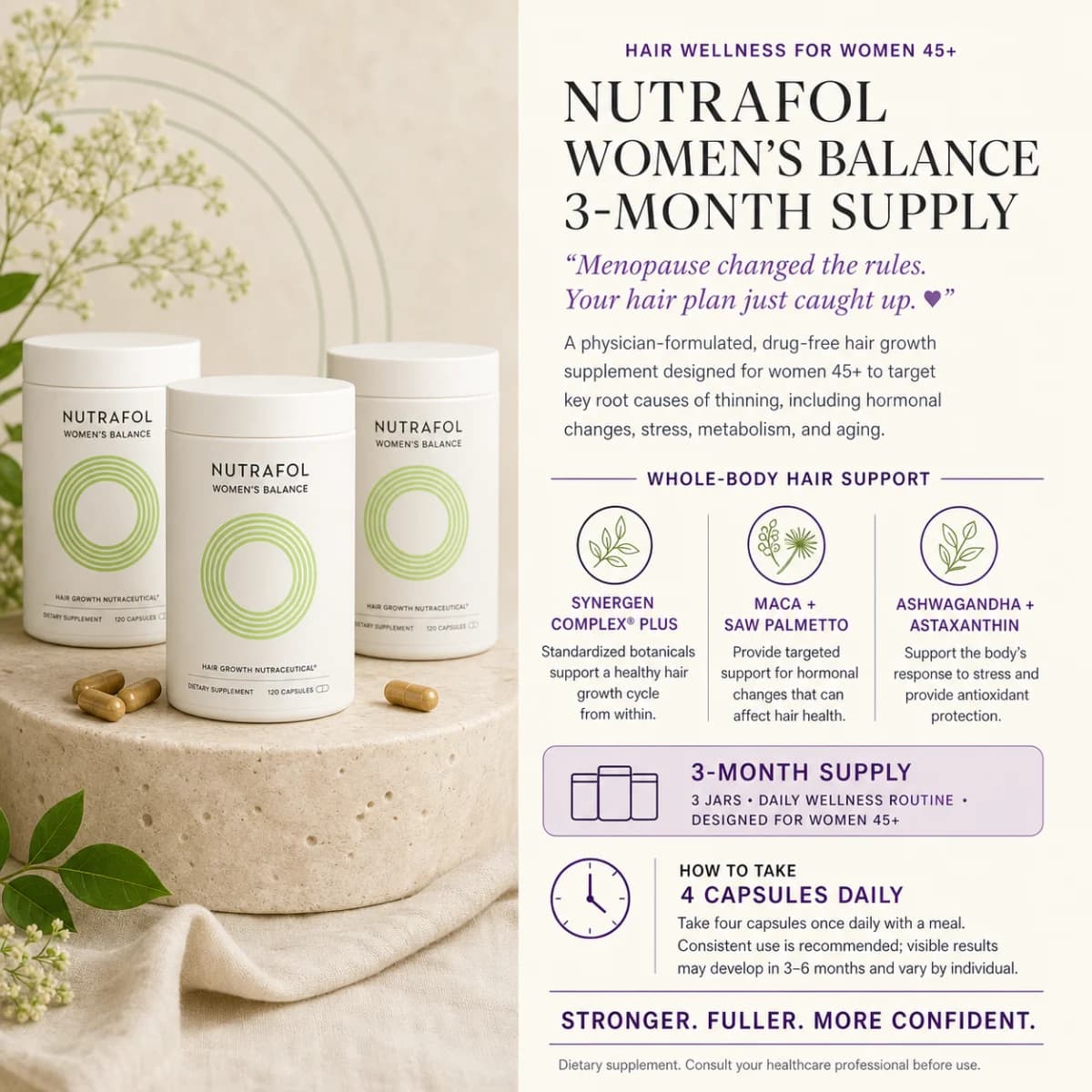 Nutrafol Women's Balance 3-Month Supply