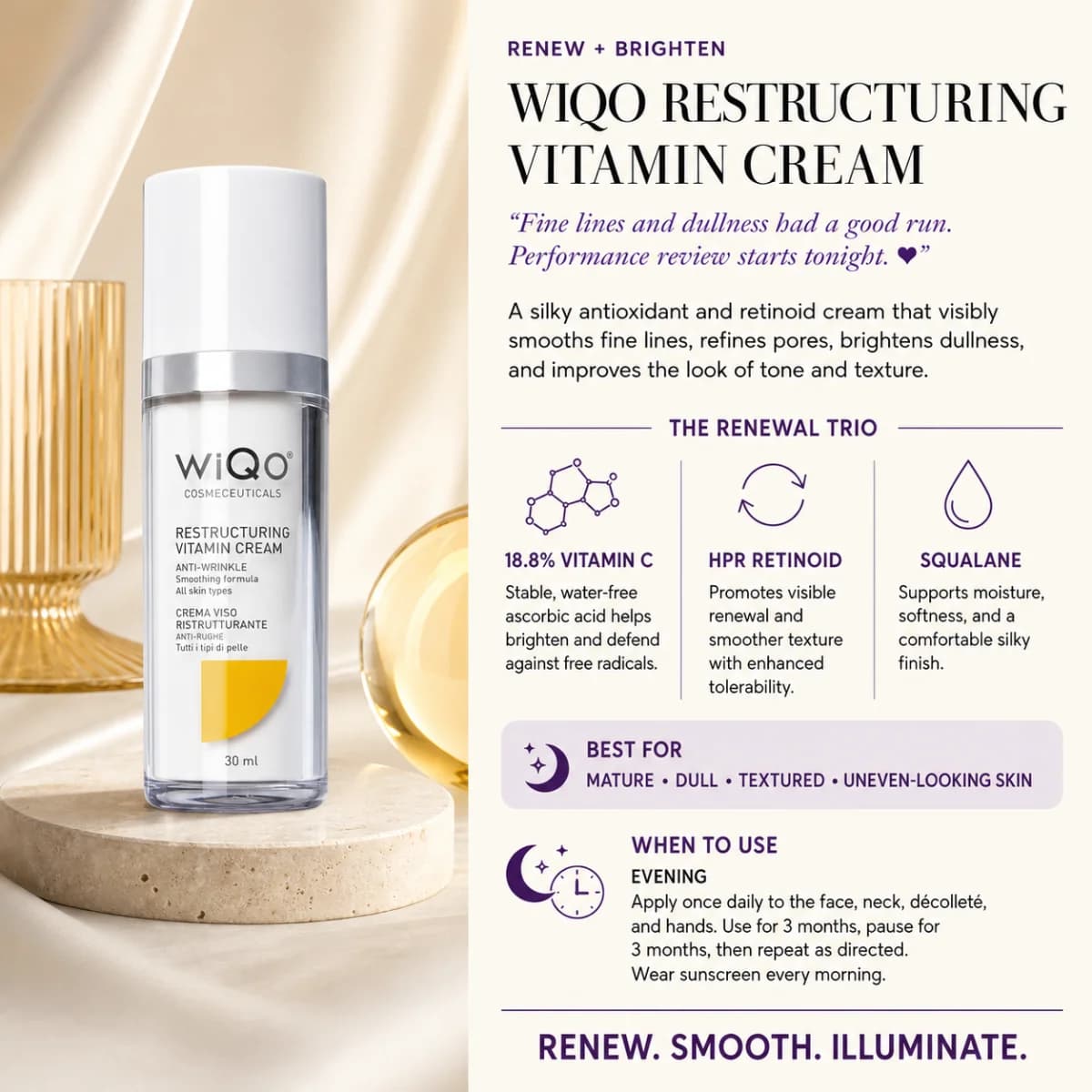 WiQO Restructuring Vitamin Cream